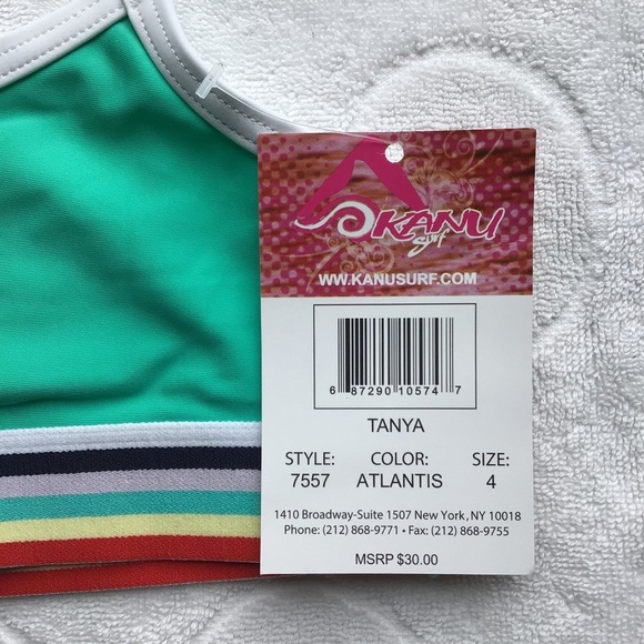 Kanu Surf Tanya Atlantis Tankini Bikini Set - Size 4 - Picture 6 of 6